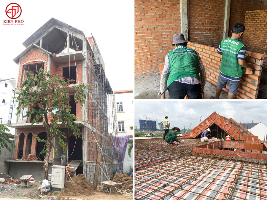[Đang thi công] Thi công xây dựng biệt thự tân cổ điển 1 hầm 1 trệt 2 lầu nhà anh Nam ở Quận 2