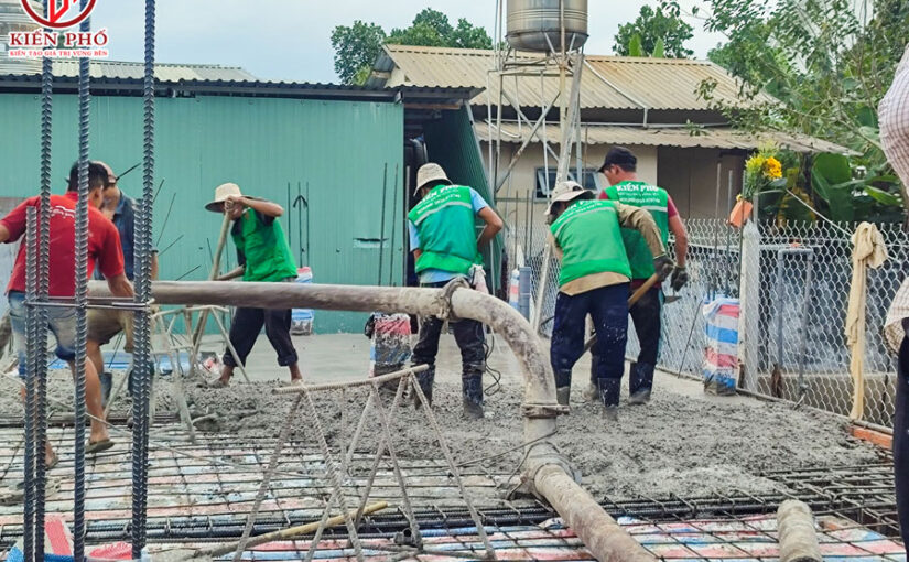 Cách đổ bê tông đạt tiêu chuẩn