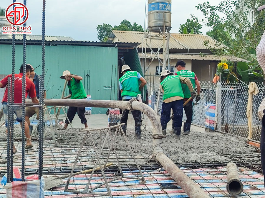 Cách đổ bê tông đúng kỹ thuật