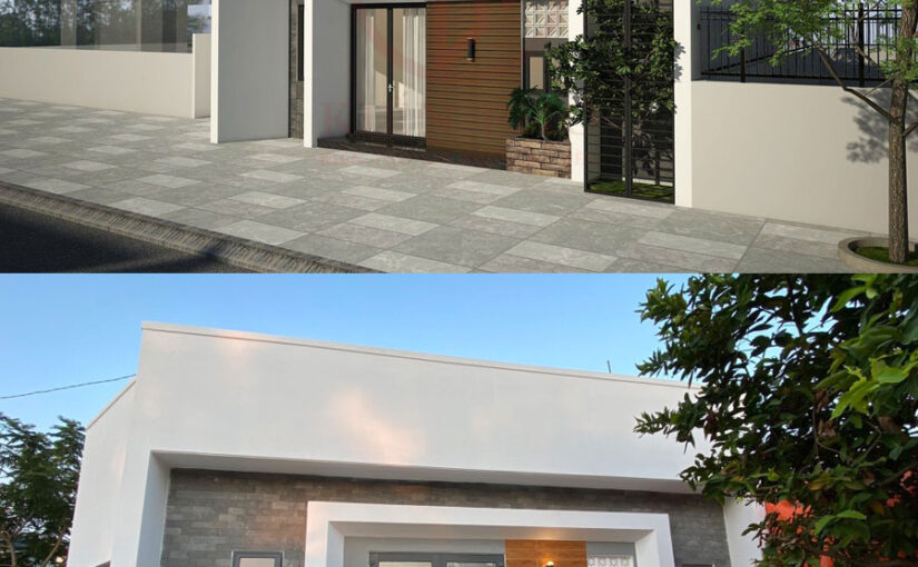 Thi công xây dựng nhà cấp 4 nhà anh Hồ ở Bình Dương