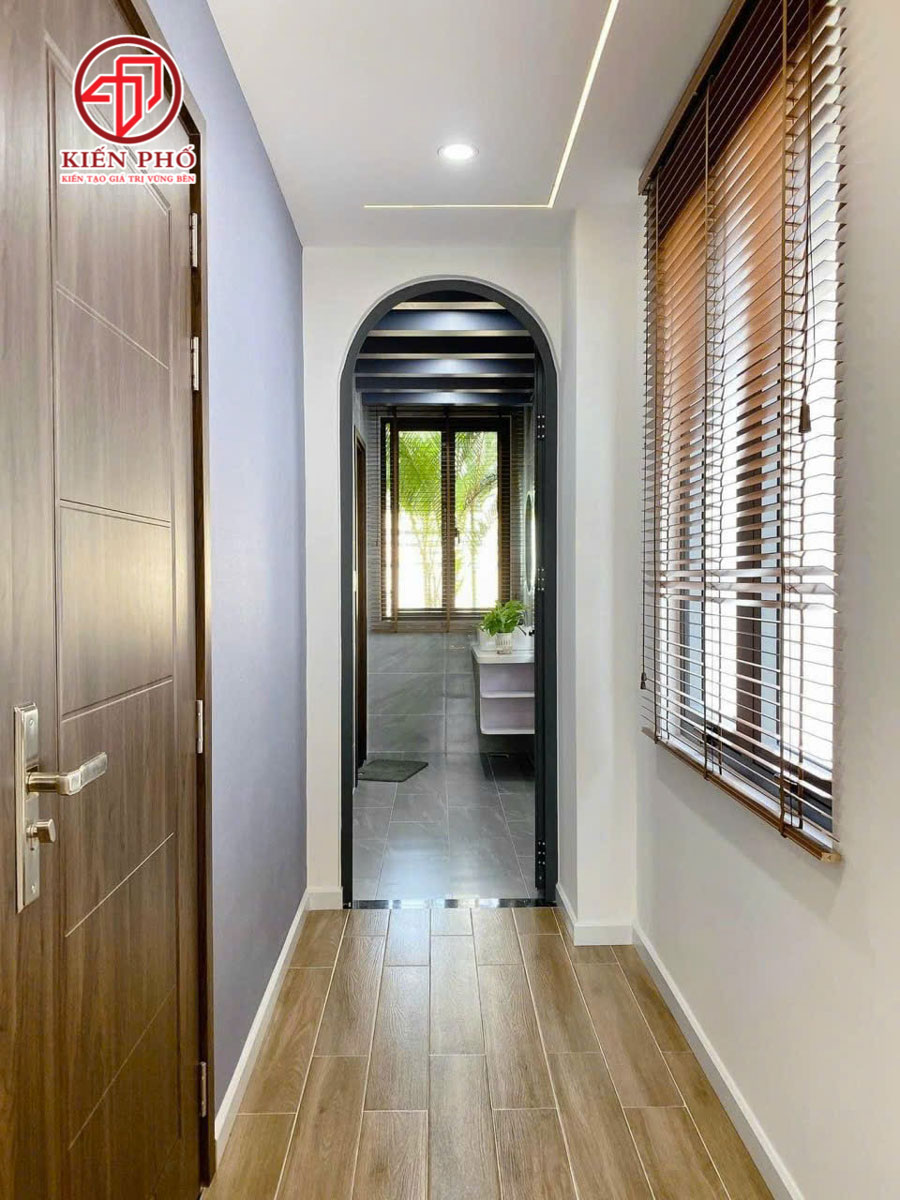 Bàn giao nhà 1 trệt 4 lầu sân thượng cho gia đình anh Tiến ở Quận Tân Bình