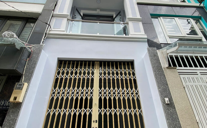 Thi công xây dựng nhà phố 4 tầng diện tích 3,5×17,2m nhà chị Huyền ở Quận 10