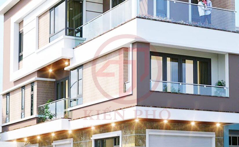 Mẫu thiết kế nhà phố 1 trệt 2 lầu 2 mặt tiền nhà chị Mai ở Quận 11