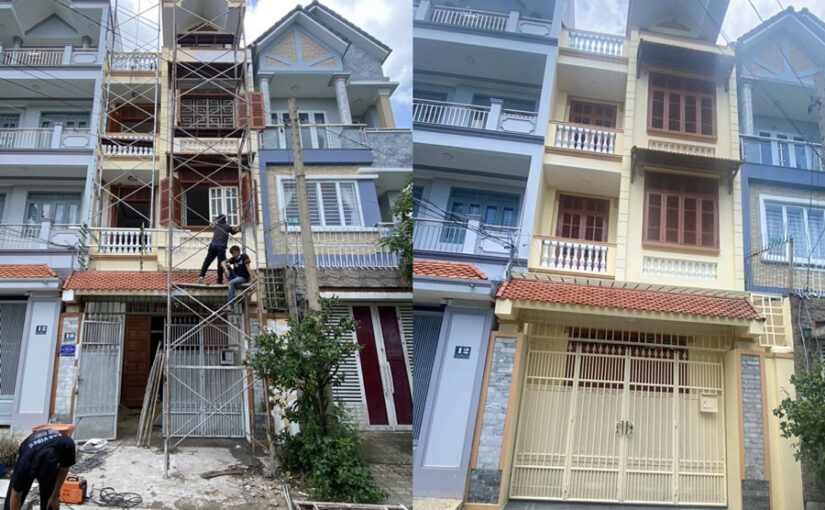 Sửa chữa cải tạo biệt thự cổ nhà anh Tuấn ở TP. Thủ Đức