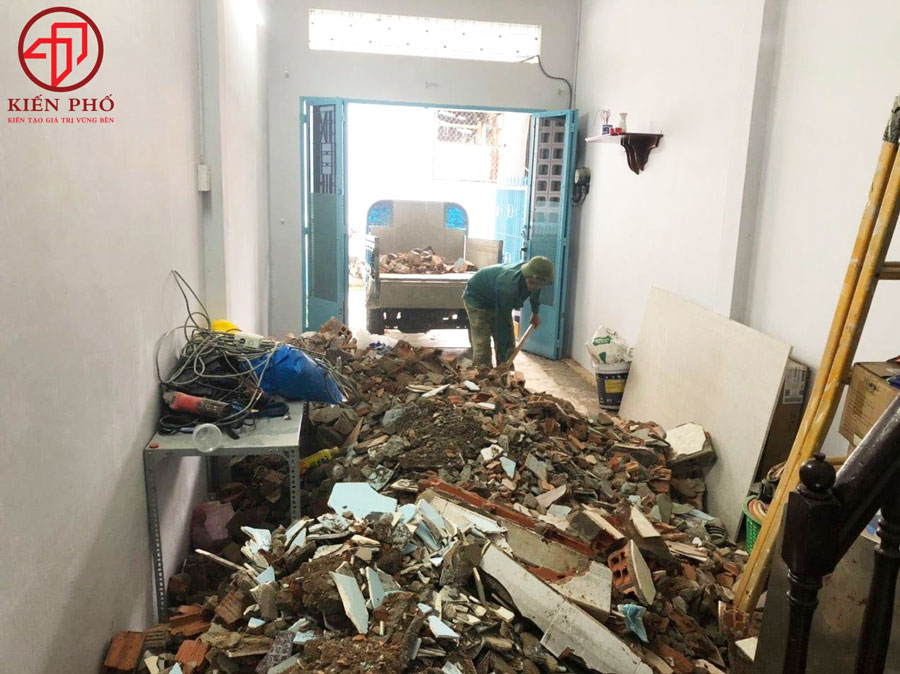 Sửa chữa nhà anh Tân ở Quận 12