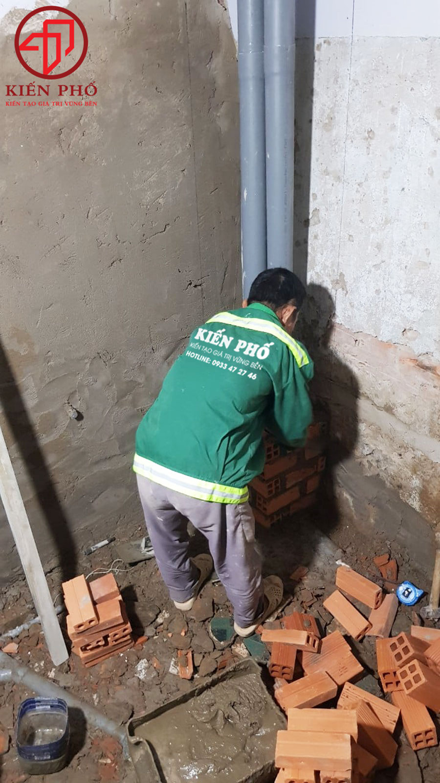 Sửa chữa nhà anh Tân ở Quận 12