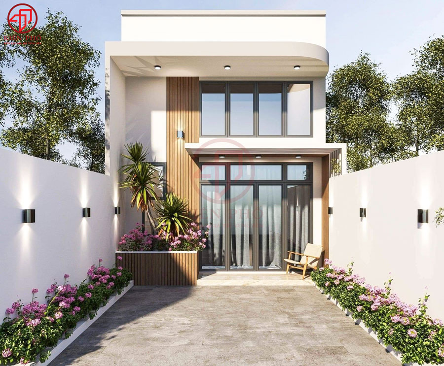 Mẫu thiết kế nhà phố 1 trệt 1 lầu nhà anh Nam Quận 12