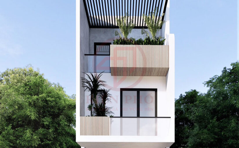 Mẫu thiết kế nhà phố 1 trệt 2 lầu nhà anh Danh Quận 2