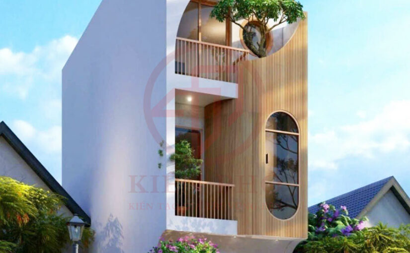 Mẫu thiết kế nhà phố 1 trệt 2 lầu nhà anh Hoàng Quận 11