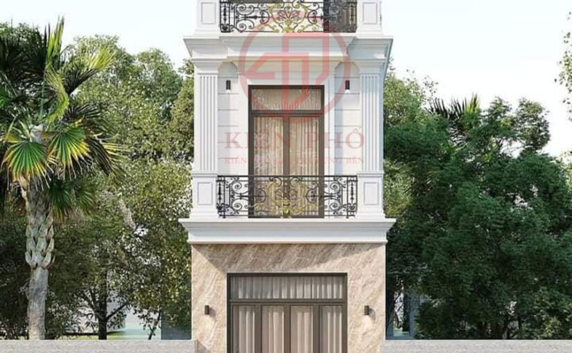 Mẫu thết kế nhà phố 3 tầng nhà anh Long Quận 7