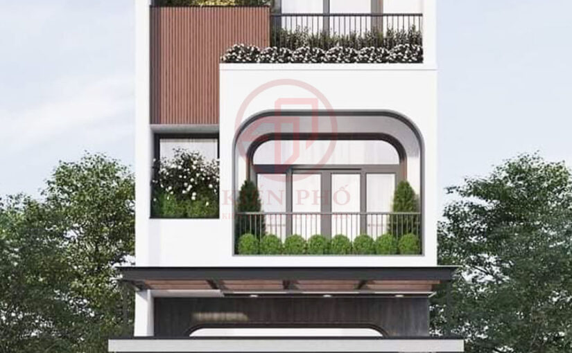 Mẫu thiết kế nhà phố 3 tầng nhà chị Hoa Quận 12
