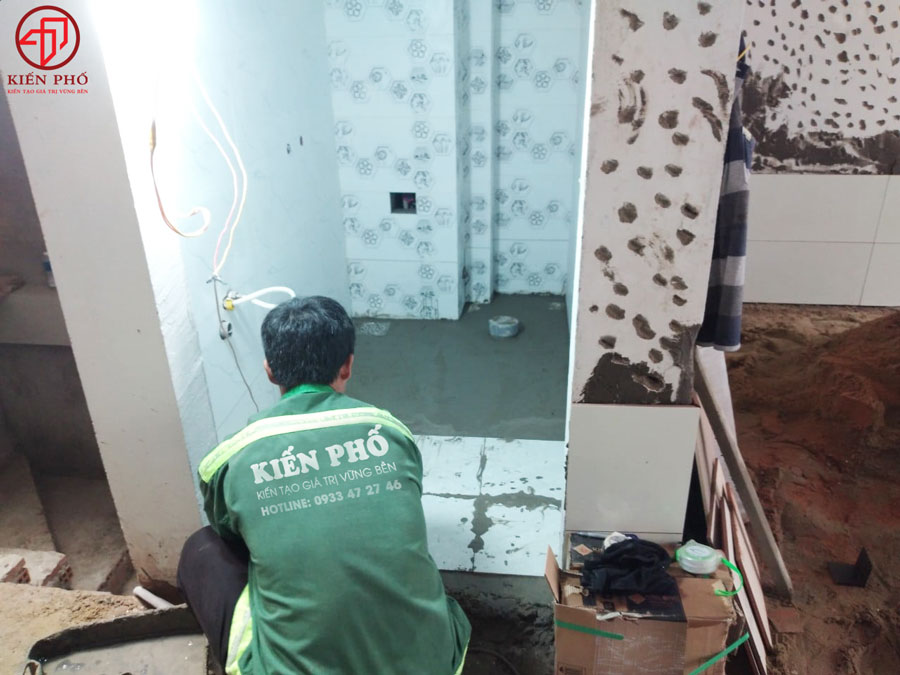 Sửa nhà 2 tầng nhà Chị Tuyền Quận Bình Tân
