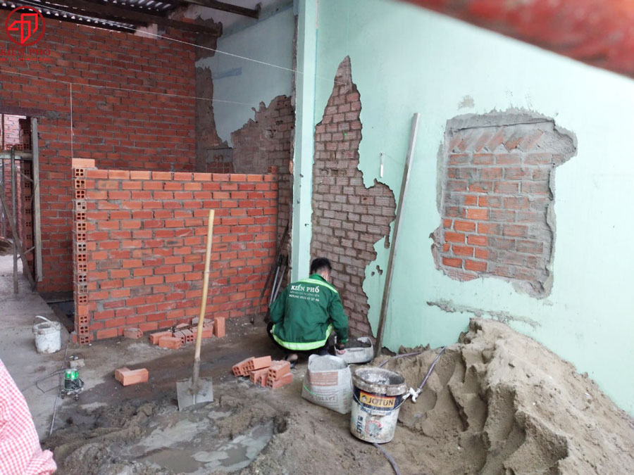 Sửa nhà 2 tầng nhà Chị Tuyền Quận Bình Tân