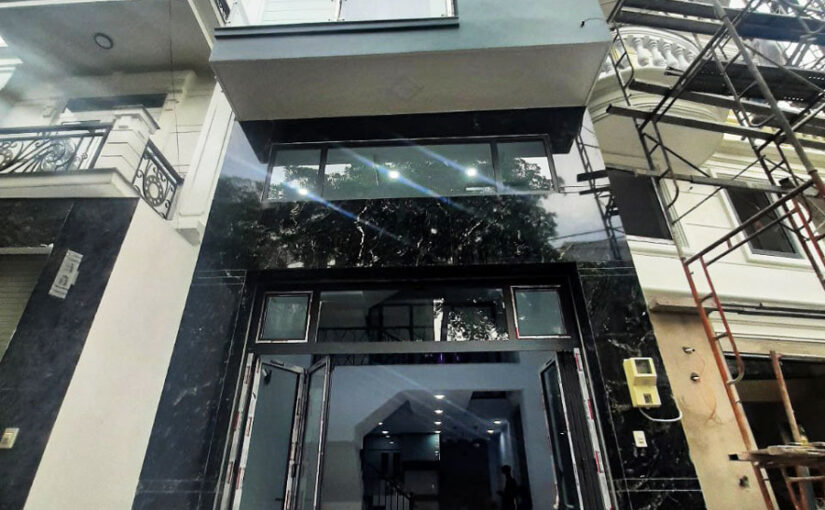 Thi công xây dựng nhà phố 4 tầng nhà anh Tới Quận 12