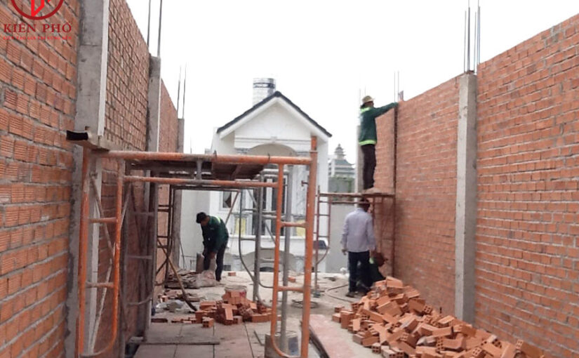 [Đang thi công] Xây nhà phố 1 trệt 2 lầu nhà chị Loan Thành Phố Thủ Đức